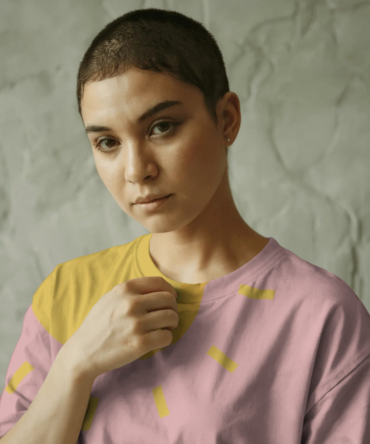 Shoulder Sun Soft Pink Tee