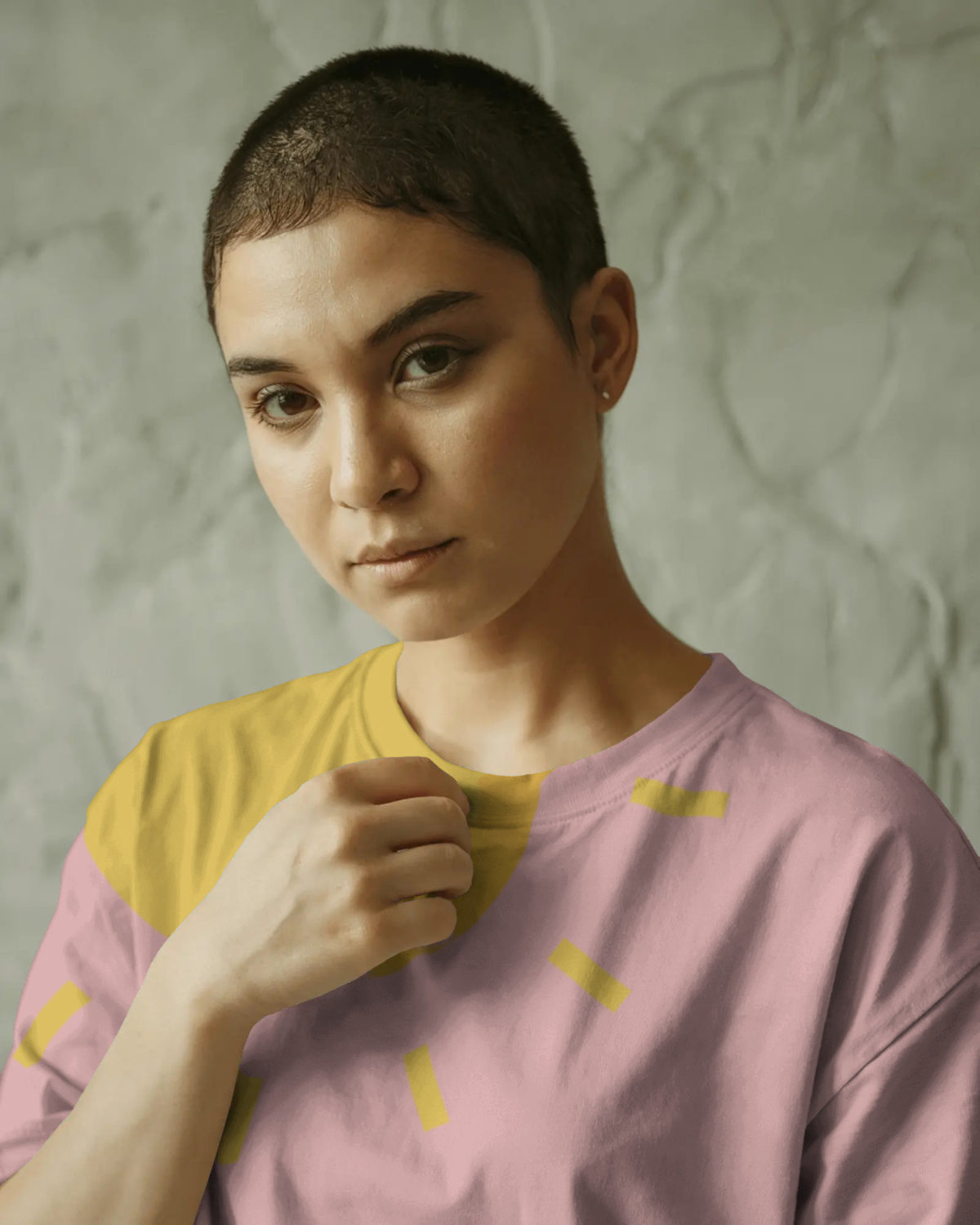 Shoulder Sun Soft Pink Tee